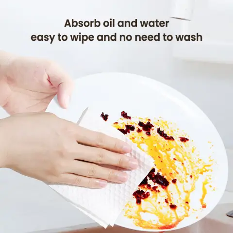 J.Zao All Purpose Cloths - 200 Sheets x 2 Packs - Pull out Kitchen Wipes Hanging Kitchen Paper, 2 Packs*200Sheets - Hanging - Dish - cleaning Cloths