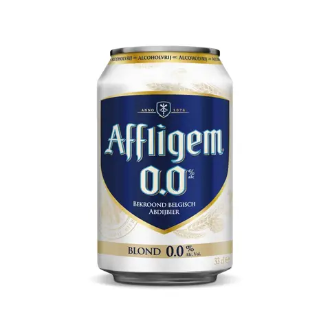 Affligem Blond 0.0 Bier Blik 330 ml