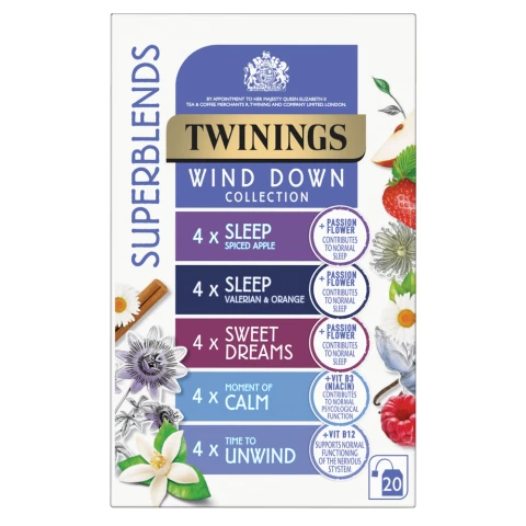 Twinings Superblends Wind Down Collection 20 Tea Bags 33g