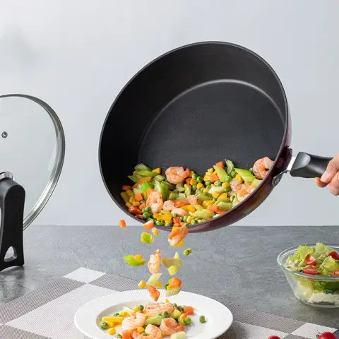 COOKER KING COOKER KING Bratpfanne - Antihaftbeschichtung - PFAO-frei - alle Wärmequellen -