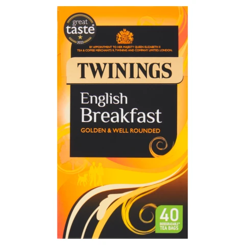 Twinings English Breakfast Tea 40 Tea Bag 100g