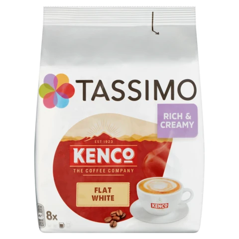 Tassimo Kenco Flat White Coffee 8x Pods 220g