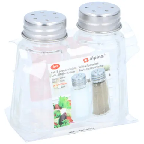 Salt & Pepper Shakers Seasoning Shakers - Pack of 2