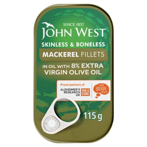 John West Mackerel Fillets In Olive Oil 115g