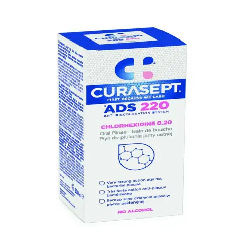 CURASEPT ADS Mouthwash 220 0.20% chlorhexidine 200 ml