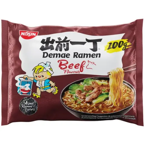 Nissin Demae Ramen Rindfleisch 100g