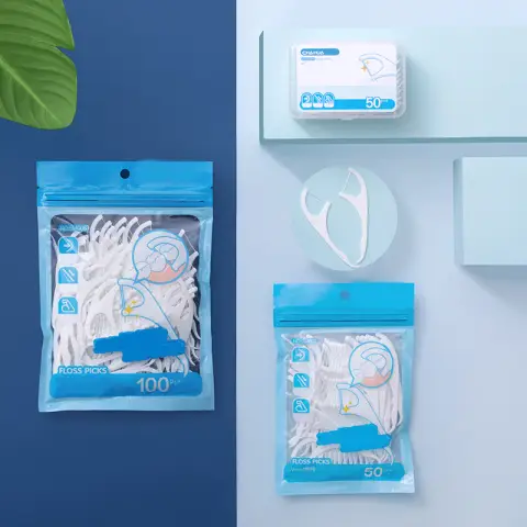 CHAHUA 100 Zahnseiden-Sticks extra glatt (Neuheit)