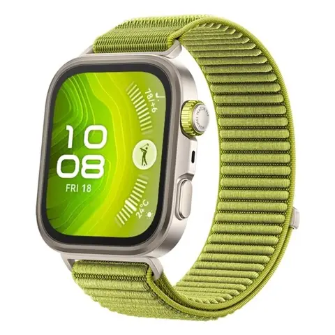 Huawei Watch Fit 4 Pro Green Woven Strap