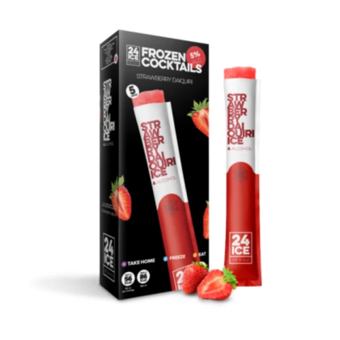 24ICE Cocktails Strawberry Daiquiri 5-pack 5% Alc. Aardbeien Daiquiri