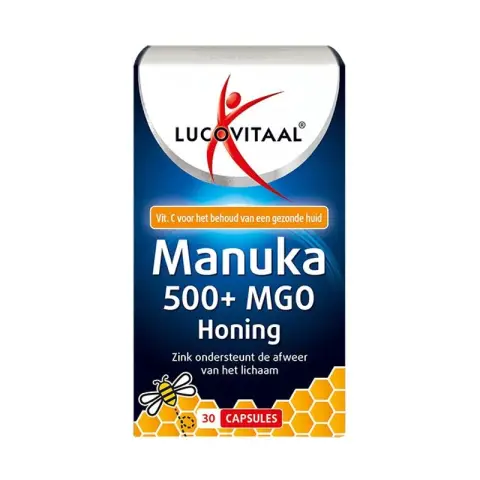 Lucovitaal Manuka Honey 500+ MGO Zinc – 30 capsules