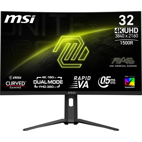 MSI MAG 321CUPDF écran plat de PC 80 cm (31.5") 3840 x 2160 pixels 4K Ultra HD LCD Noir