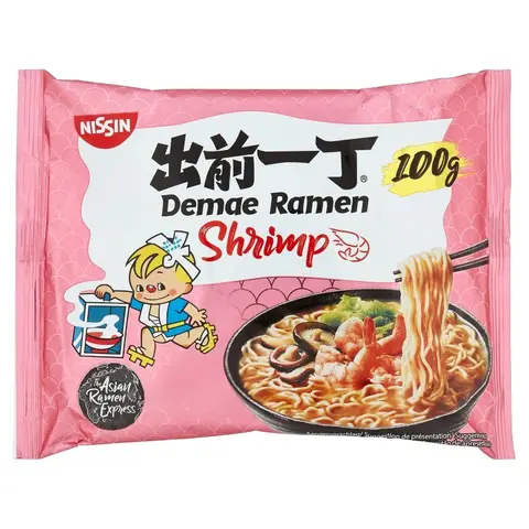 Nissin Instant Demae Ramen Nudeln Garnelen, 30x100g
