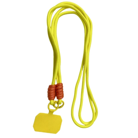 Mobile phone lanyard Q5 crossbody section 1.2m yellow