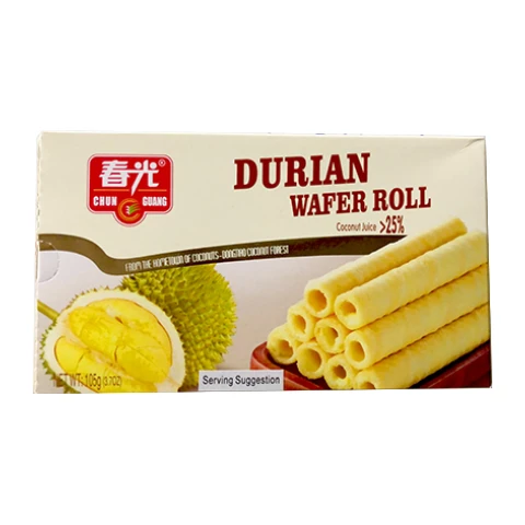 CG Durian Biscuit Roll 春光榴莲酥卷105g