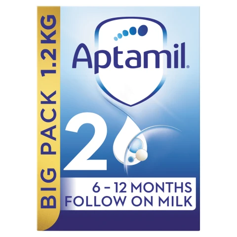 Aptamil 6-12 Months Follow On Milk 1.2kg Bag-In-Box