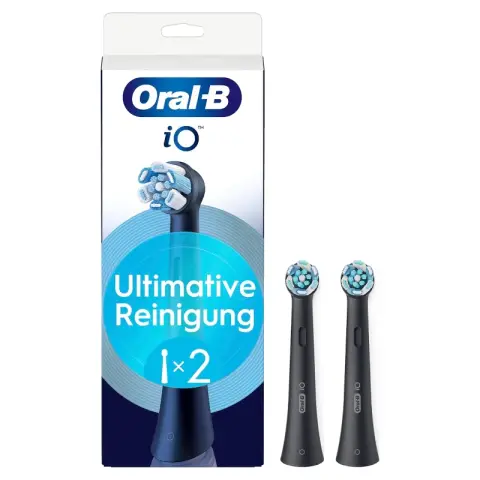Oral-B Aufsteckbürsten iO Ultimative Reinigung Schwarz 2 St