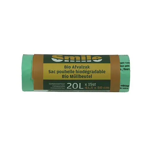 Smile bio waste bag 20 ltr / 15 pc