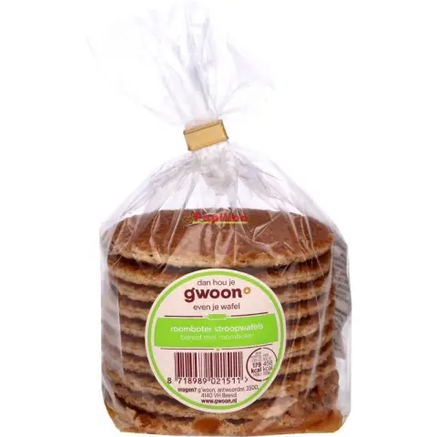 Gwoon G'woon Giant Syrup Waffles Cream 390g