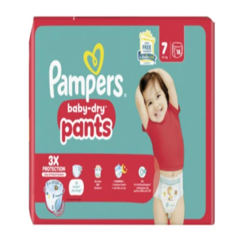 Pampers Baby Dry Pants Size 7 Extra Large 17+kg Single Pack 18 Pcs