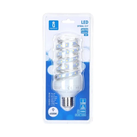 Aigostar Ampoule LED B5 SPIRAL 20W E27 6500K 2070lm Lumière du jour Angle d'éclairage 360°