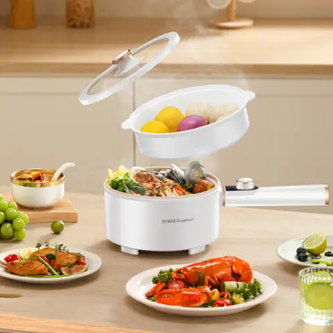 Royalstar Electric Cooker Multi Cooker with Steam Function 1000W φ23cm 2.8 L