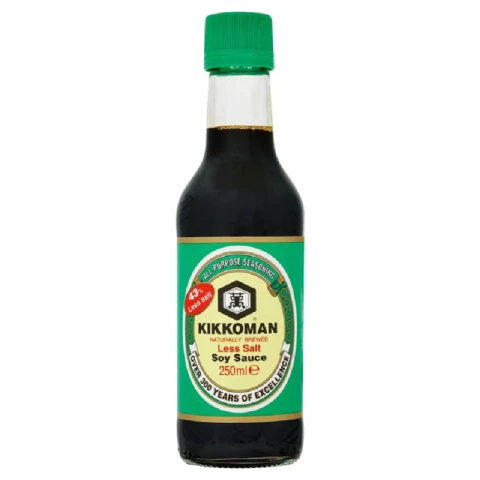 KIKKOMAN LESS SALT SOY SAUCE 250ML 萬字减盐酱油 250毫升