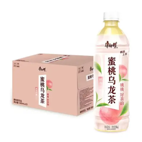 Master Kong Tea drink Peach Oolong Flavour 500ml 康师傅蜜桃乌龙茶 500ml