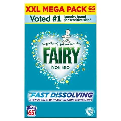 Fairy Non Bio Washing Powder 3.9kg, 65 Washes