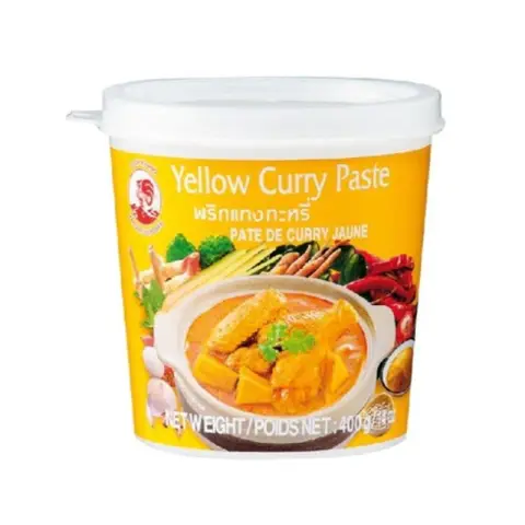 Cock Brand Pâte de curry jaune thaï 400g