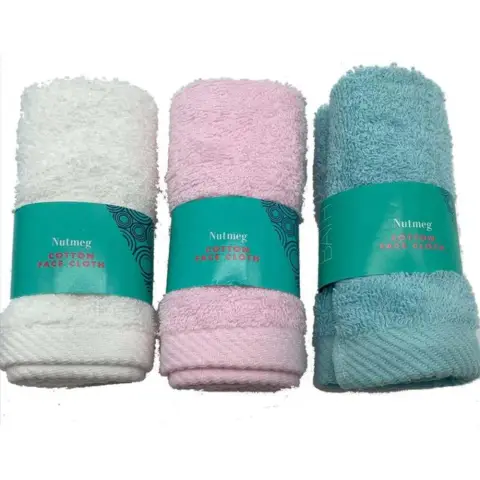 Nutmeg Cotton Face Clothes
