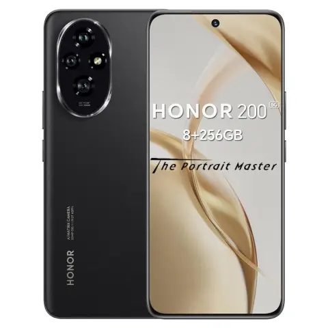 Honor 200 5G Mobiltelefon 256GB Schwarz
