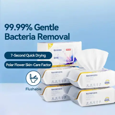 J.Zao Feuchtes Toilettenpapier - 80 Blatt x 5 Packung - Großpackung , Familiengebrauch - Toilettenfeuchttücher - Reinigungsfeuchttücher