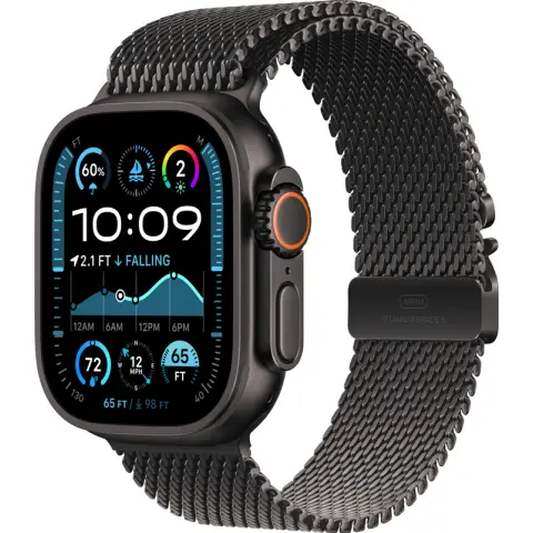 Apple Watch Ultra 2 GPS + Cellular 49mm 2024 Black Milanese Strap