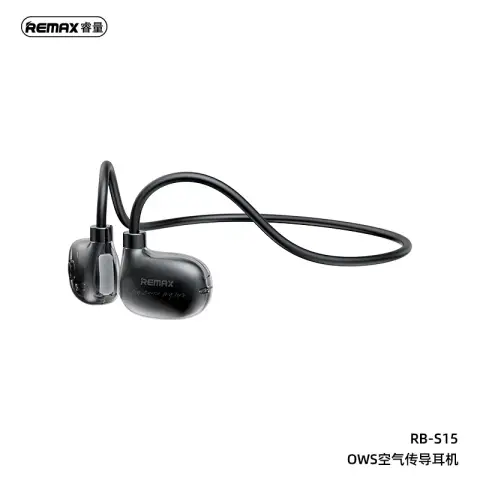 REMAX OWS Open-Ear Air Conduction Earbuds- Black