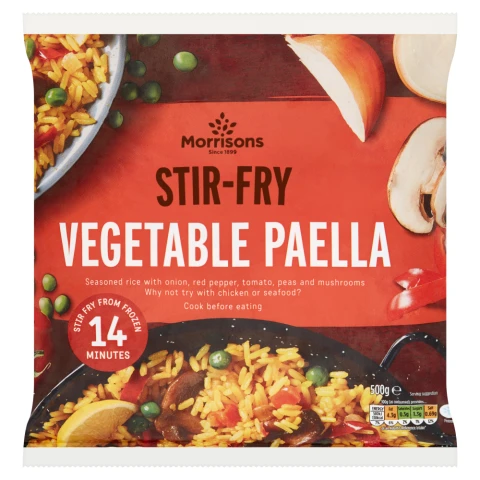 Morrisons Stir-Fry Vegetable Paella 500g