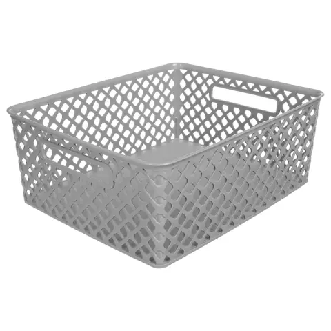 11L Grey Folky Basket