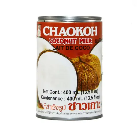 Chaokoh Coconut Milk (Lait de Coco) Tinned 400ml 查哥 椰奶（罐装） 400ml