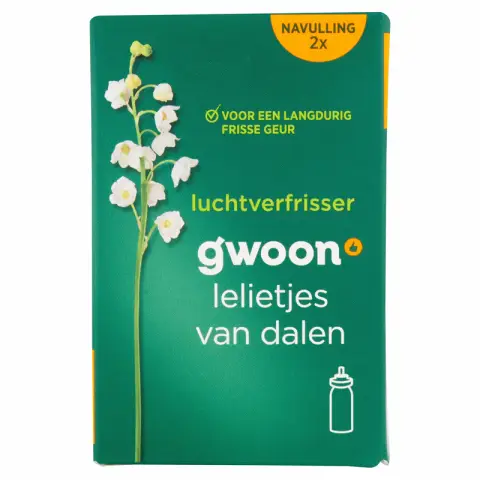 G'woon Mini Air Freshener Lily Of The Valley Refill 2pcs