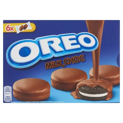 Oreo Kekse mit Milchschokoladeüberzug 246g
