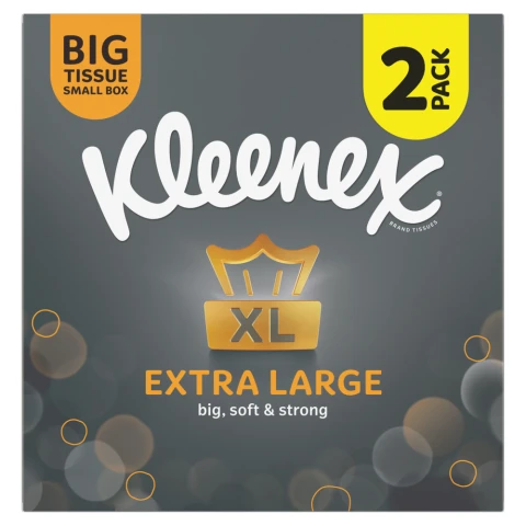 Kleenex Extra Large Compact Tissues Compact Twin Pack