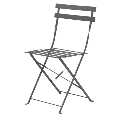 Koopman BISTROSTOEL MAT DARK ANTRACIET