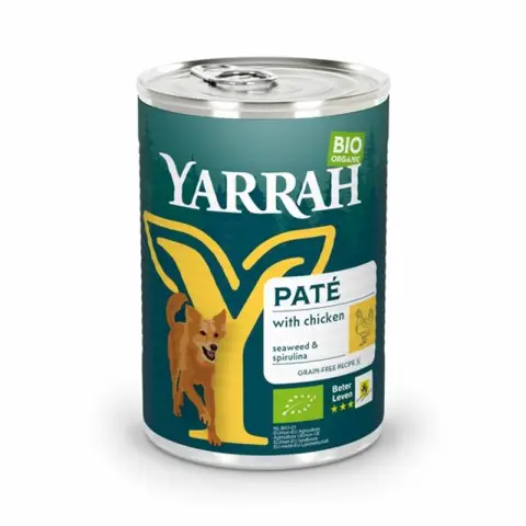 Yarrah Dog Blik Pate - Kip - Hondenvoer - 400 g