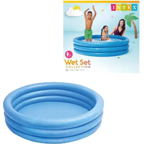 INTEX Crystal Blue Pool - Inflatable Pool - Ø147x33cm