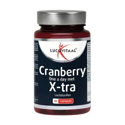 Lucovitaal Cranberry met X-tra Lactobacillus 30 capsules