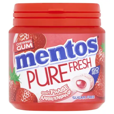 Mentos Pure Fresh Strawberry 100g