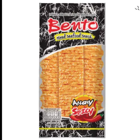 BENTO FISH SNACK- ANGRYSPICY SEAFOOD FLAVOUR 20G  便當魚小食超辣海鮮風味 20G