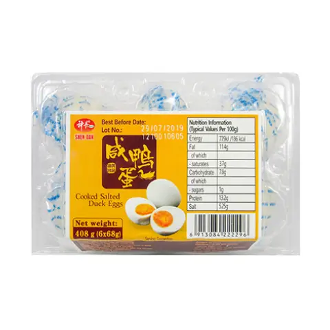 SD Cooked Salted Duck Egg 神丹熟鹹鴨蛋408g