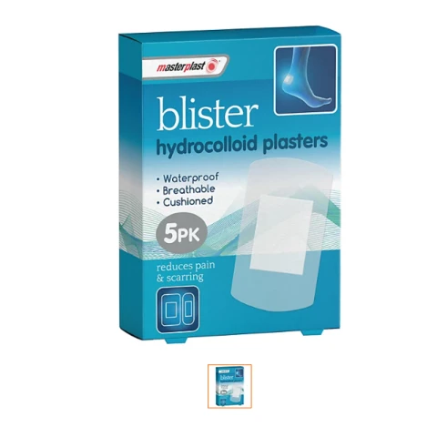 MASTERPLAST BLISTER HYDOCOLLOID PLASTERS 5 PACK