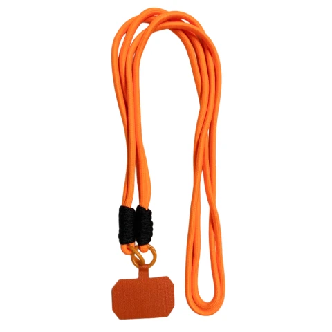 Mobile phone lanyard Q5 crossbody section 1.2m fluorescent orange