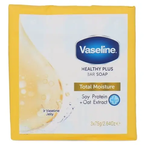 Vaseline Soap Bar - Total Moisture 3 x 75 g.